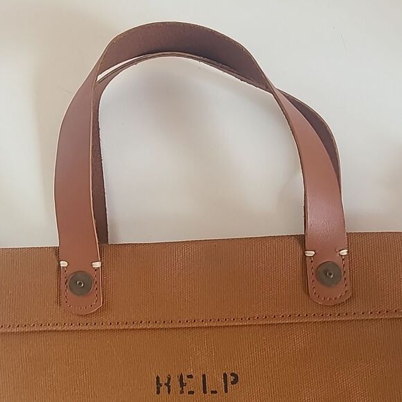 Feed Eleanor Canvas Eleanor Bag Ochre (Burnt Orange) Brown & Black - Picture 3 of 14